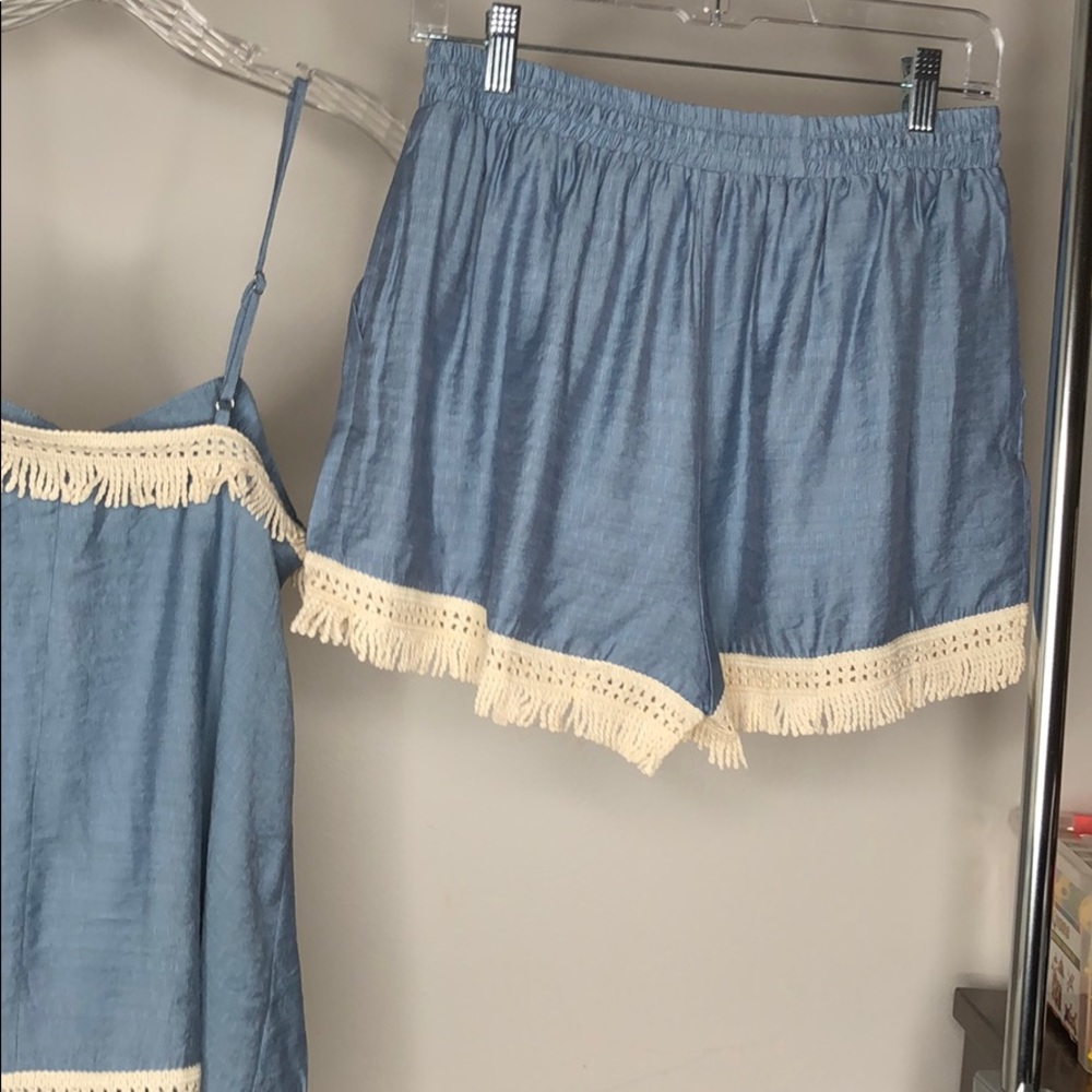 BLUE TOP & SHORT SET - Picture 11 of 13